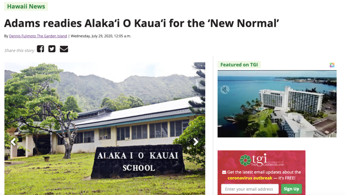 Alaka'i O Kaua'i Readies for New Normal