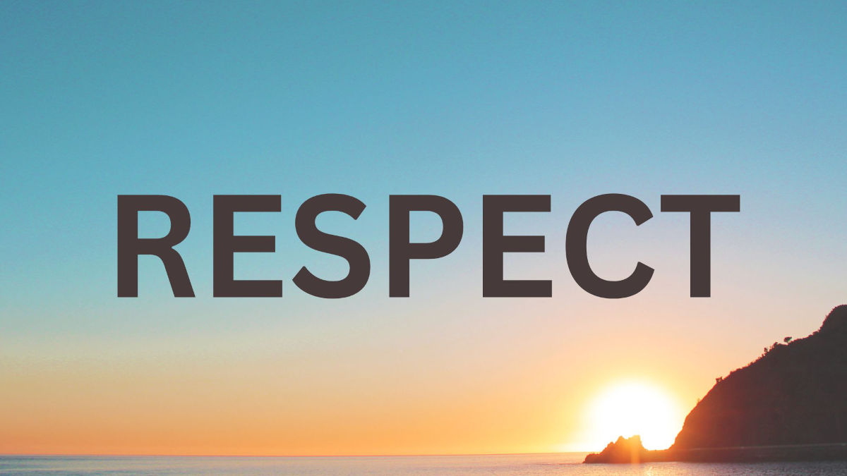 RESPECT sign